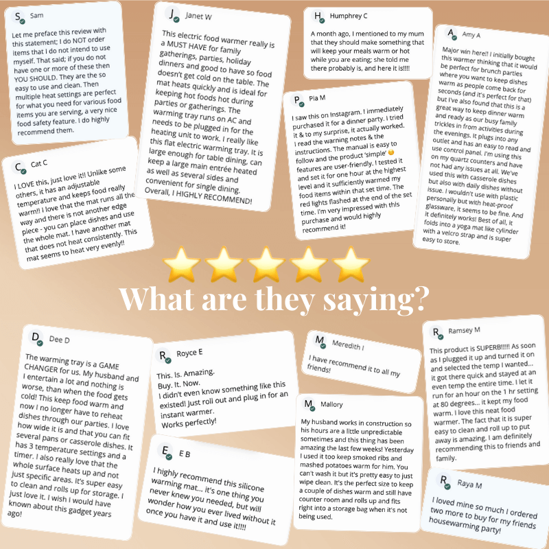 Life&Loft ThermaMat™ | Flexible Food Warming Mat